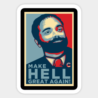 Make Hell Great Again Sticker